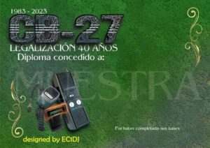 40 aniversario de la CB27Mhz en España